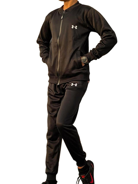 UA BLACK TRACK SUIT