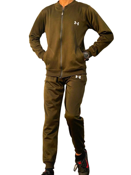 UA OLIVE GREEN TRACK SUIT